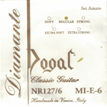 DOGAL DIAMANTE 6 CORDA MI IN NYLON PER CHITARRA CLASSICA TENSIONE REGULAR