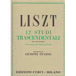 LISZT 12 STUDI TRASCENDENTALI PER PIANOFORTE