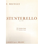 BECUCCI STENTERELLO OP.210 PER PIANOFORTE