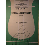 PUCCINI MADAMA BUTTERFLY FANTASIA PER PIANOFORTE