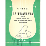 VERDI LA TRAVIATA ATTO III PRELUDIO,SCENA ED ARIA : ADDIO,DEL PASSATO SOGNI RIDENTI PER PIANOFORTE