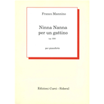 MANNINO NINNA NANNA PER UN GATTINO OP.509 PER PIANOFORTE