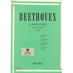 BEETHOVEN 6 SONATINE PER PIANOFORTE 