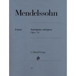MENDELSSOHN VARIATIONS  SERIEUSES OP.54 PER PIANOFORTE