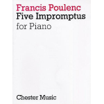 POULENC FIVE IMPROMPTUS  PER PIANOFORTE