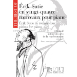 SATIE VINGT-QUATRE MORCEAUX POUR PIANO VOLUME 2
