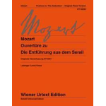 MOZART OUVERTURE ZU DIE ENTFUHRUNG AUS DEM SERAIL KV384/1 PER PIANOFORTE
