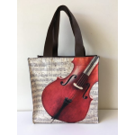 BORSA SHOPPER IN NYLON VIOLONCELLO