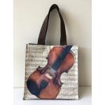 BORSA SHOPPER IN NYLON VIOLINO