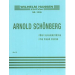 SCHONBERG FIVE PIANO PIECES OP.23