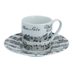 TAZZA ESPRESSO SERIE VIVALDI CON PIATTINO