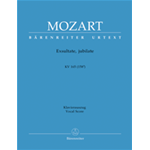 MOZART EXSULTATE JUBILATE K165