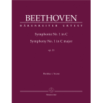 BEETHOVEN SINFONIA N. 1 IN DO MAGGIORE OP. 21  PARTITURA