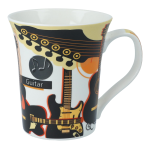TAZZA IN CERAMICA CON CHITARRA
