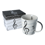TAZZA GRANDE IN PORCELLANA I LOVE MUSIC
