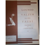 GOUNOD VALZER DALL'OPERA FAUST TRASCRIZIONE FACILE DI GRAZIANI - WALTER PER PIANOFORTE