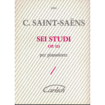 SAINT SAENS 6 STUDI OP.111 PER PIANOFORTE