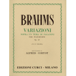 BRAHMS VARIAZIONI SOPRA UN TEMA DI PAGANINI OP35 PER PIANOFORTE REVISIONE DI CORTOT