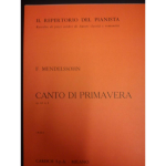 MENDELSSOHN CANTO DI PRIMAVERA OP.62 N.6 PER PIANOFORTE