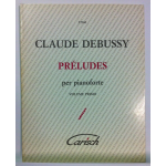 DEBUSSY PRELUDI VOLUME 1 PER PIANOFORTE URTEXT