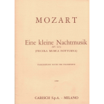 MOZART EINE KLEINE NACHTMUSIK KV 525 (PICCOLA MUSICA NOTTURNA) PER PIANOFORTE