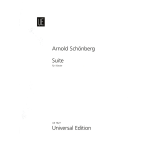 SCHONBERG SUITE OP25 PIANOFORTE