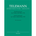 TELEMANN 12 FANTASIEN PER VIOLINO