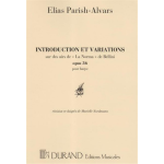 PARISH - ALVARS INTRODUCTION E VARIATIONS "LA NORMA" DI BELLINI OP36 PER ARPA