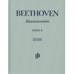 BEETHOVEN SONATE VOLUME 1 PER PIANOFORTE COPERTINA RILEGATA IN TELA