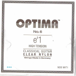 OPTIMA N.6 CORDA PER CHITARRA CLASSICA 1 MI IN NYLON TRASPARENTE ALTA TENSIONE
