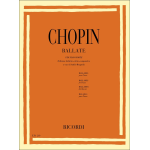 CHOPIN BALLATE PER PIANOFORTE REVISIONE BRUGNOLI