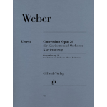 WEBER CONCERTINO OP.26 PER CLARINETTO E PIANOFORTE