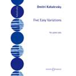 KABALEVSKY 5 EASY VARIATIONS PIANO