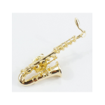 SPILLA SAX PLACCATA ORO CM 6 CON ASTUCCIO REGALO