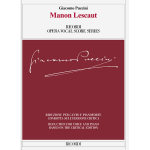 PUCCINI MANON LESCAUT RIDUZIONE PER CANTO E PIANOFORTE