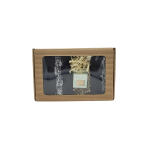SET DA REGALO DI ASCIUGAMANI NERI E SAPONETTA 