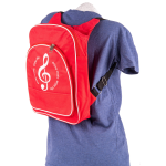 ZAINETTO ROSSO CON CHIAVE DI VIOLINO