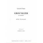VERDI GRAN VALZER DAL FILM " IL GATTOPARDO " PER PIANOFORTE