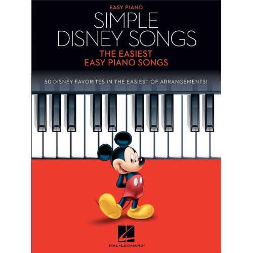 SIMPLE DISNEY SONGS 50 CANZONI FACILI PER PIANOFORTE