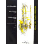 SINGELEE SOLO DE CONCERT OP.74 PER SAX ALTO E PIANOFORTE 