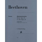 BEETHOVEN CLARINET TRIOS B FLAT MAJOR OP. 11 & E FLAT MAJOR OP. 38