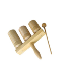 TRIPLO TONE BLOCK GUIRO CON BATTENTE