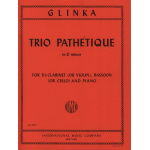 GLINKA TRIO "PATETIQUE" PER CLARINETTO,FAGOTTO E PIANOFORTE