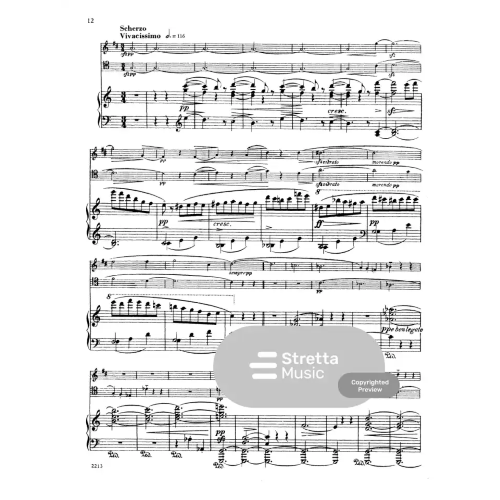 GLINKA TRIO "PATETIQUE" PER CLARINETTO,FAGOTTO E PIANOFORTE