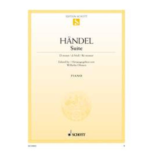 HANDEL SUITE IN RE MINORE PER PIANOFORTE