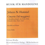 HUMMEL CONCERTO IN SOL MAGGIORE PER MANDOLINO E PIANOFORTE
