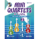 STILES MINI QUARTETTI PER 4 VIOLINI IN 1 POSIZIONE CON CD VOLUME 2