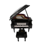 MINIATURA PIANOFORTE A CODA CON CUSTODIA