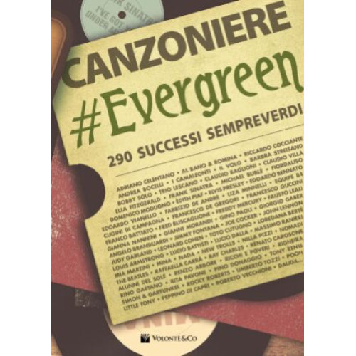 AUTORI VARI  CANZONIERE EVERGREEN 290 SUCCESSI
