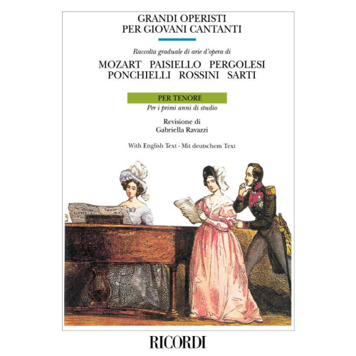 RAVAZZI GRANDI OPERISTI PER GIOVANI CANTANTI PER TENORE 